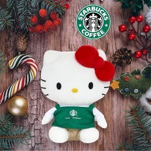 Starbucks + Hello Kitty Special Limited Edition Boxed Plush with Apron + GIFT